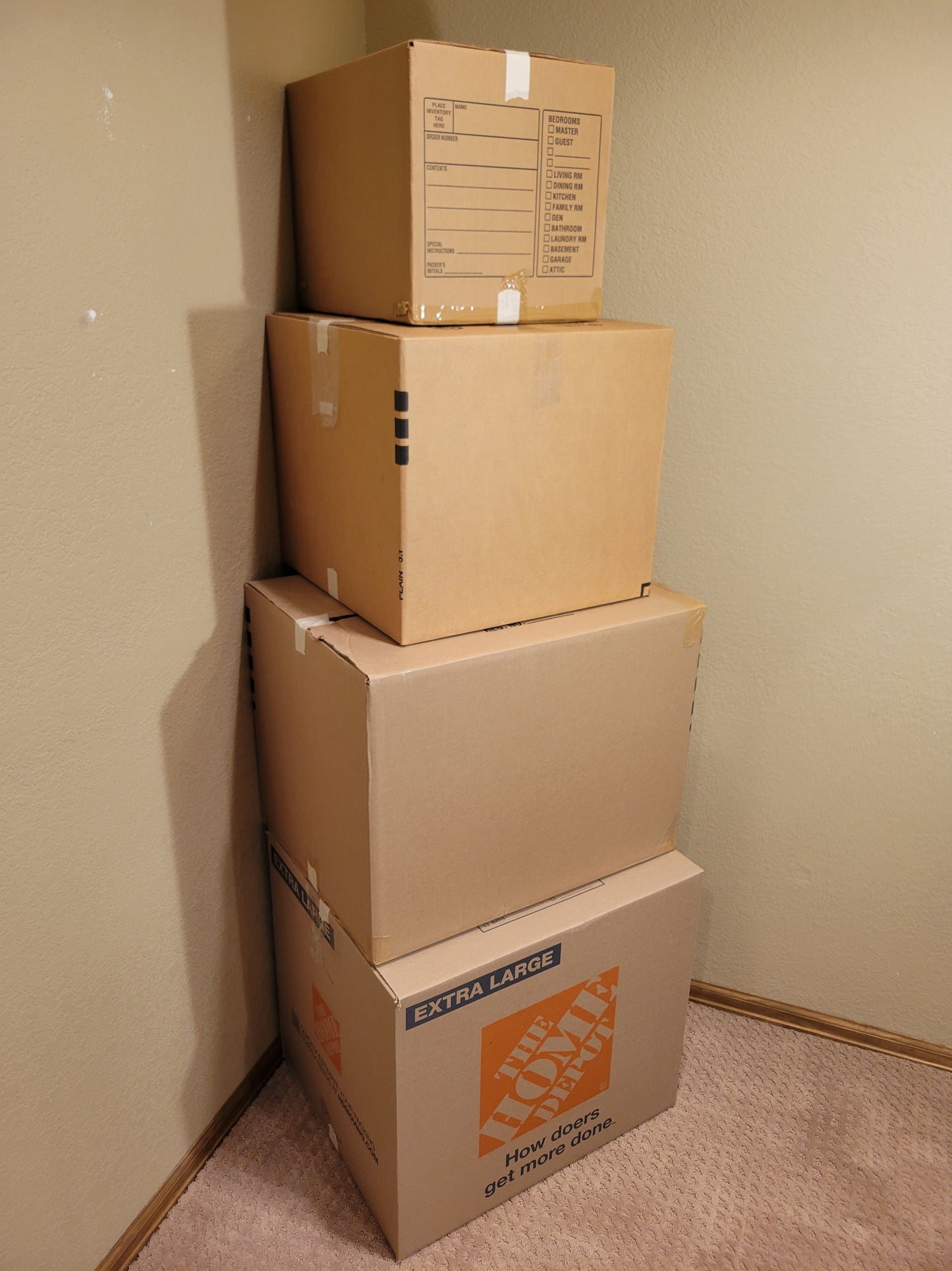 Large Moving Boxes (Pack of 5)