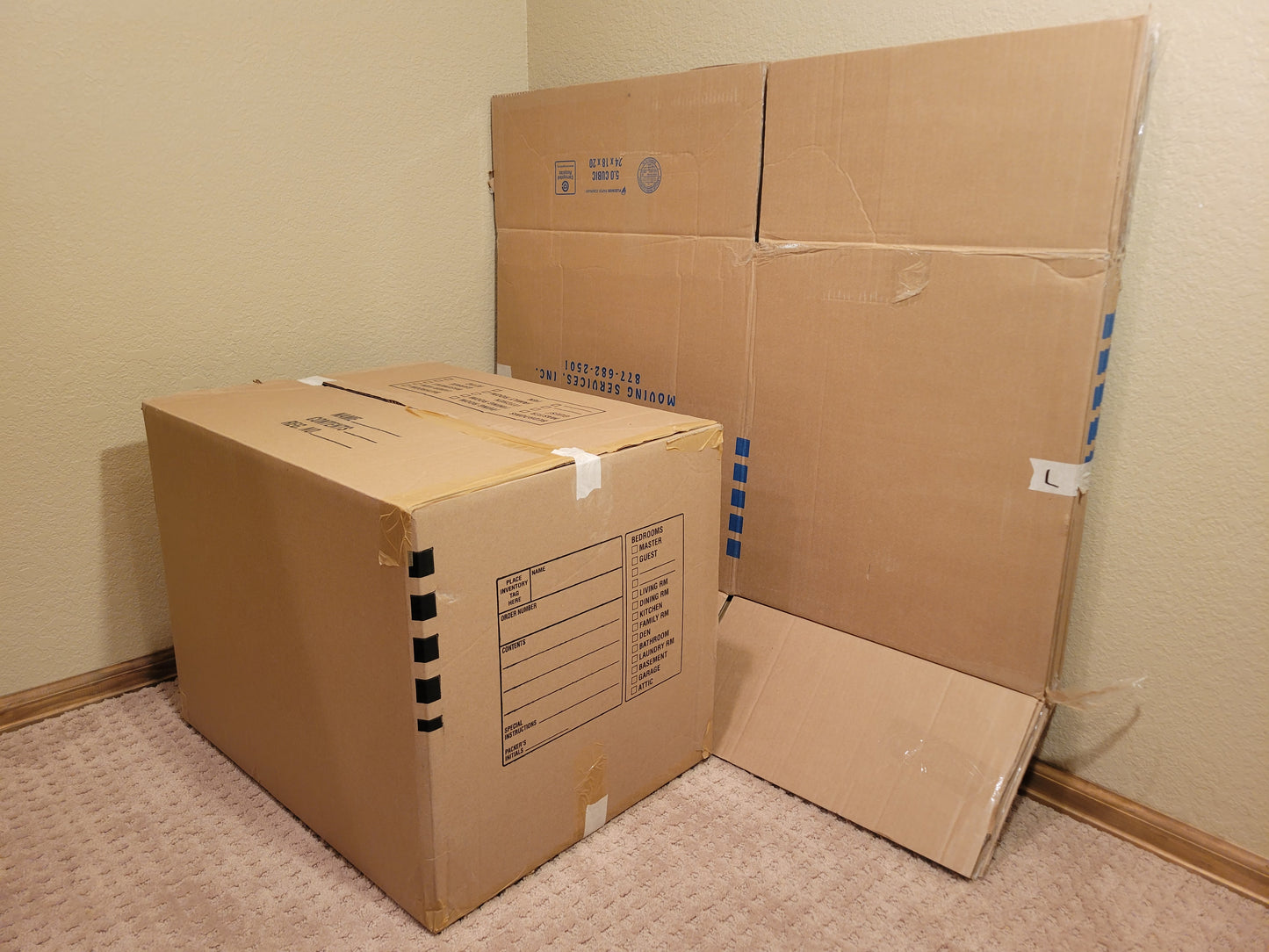 Large Moving Boxes (Pack of 5)